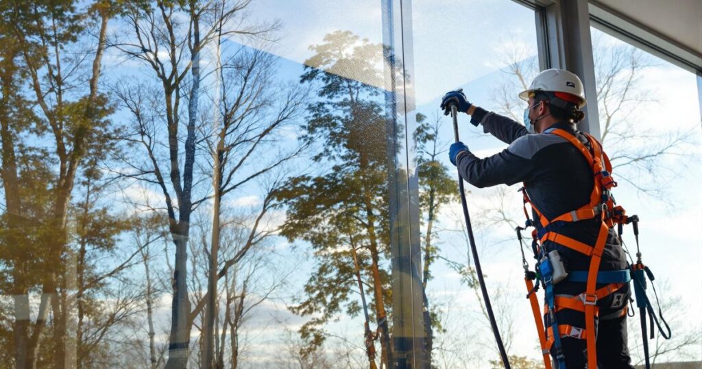 professioneller Fensterreiniger in Allendorf